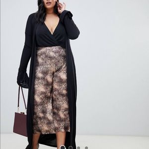 Pretty Little Thing Slinky floor length duster